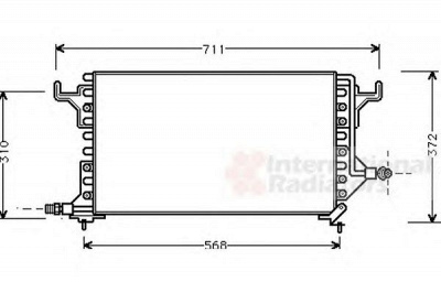 VAN WEZEL 09005069 -  Конденсатор, кондиционер